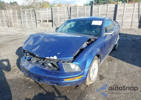 2006 Ford Mustang V6 из США, поврежденный, VIN 1ZVFT80NX65227037